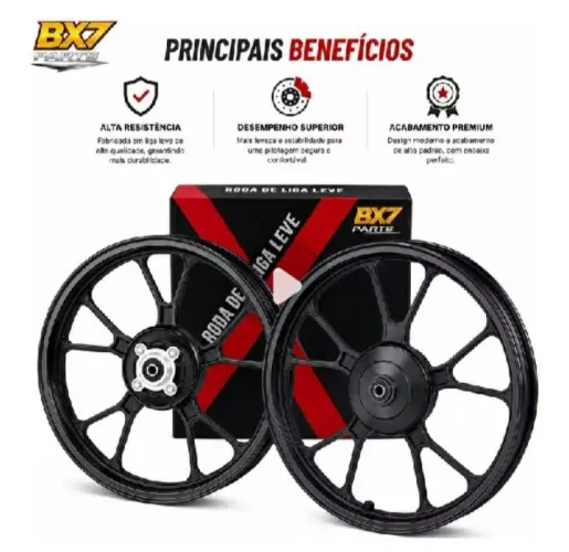 Rodas liga leve para fan 125