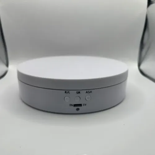 Suporte Expositor Giratório Elétrico 360° para Fotos e Produtos