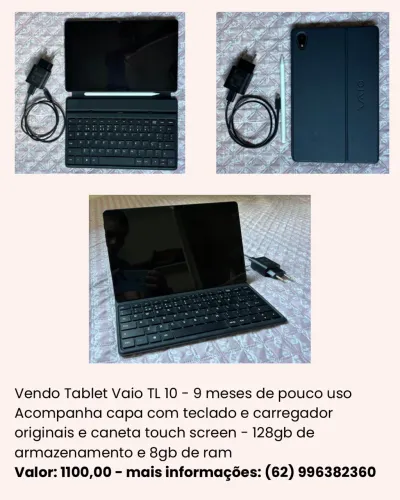 TABLET - TL 10 128gb 8g de RAM POUCO USADO