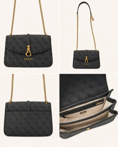 BOLSA GUESS PRETA ORIGINAL XBODY ORIGINAL