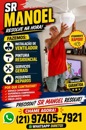 Instalador de ventilador de teto