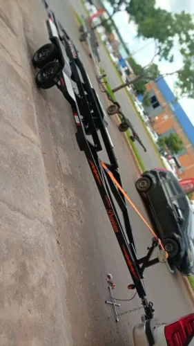 Carretinha pra lancha canoa etc, pra até 2500kg trucada, personalizada Aparti de $10,900