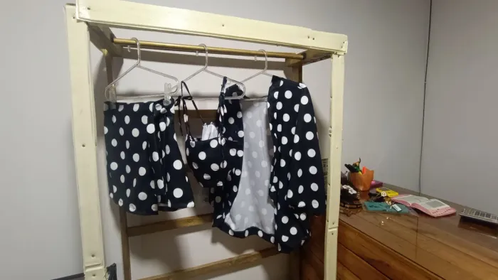 Conjunto três peças de poá novo - Inspiração Zara