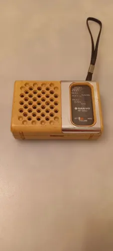 Rádio portátil de bolso sanyo rp1250