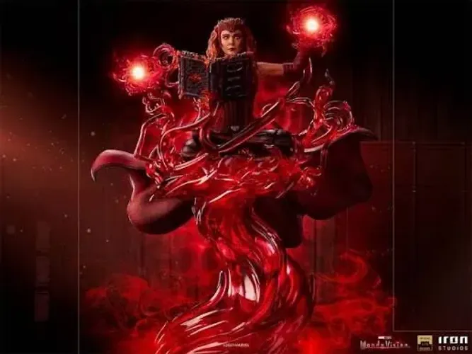 Estátua Feiticeira Escarlate Deluxe - WandaVision - Art Scale 1/10 - Iron Studios