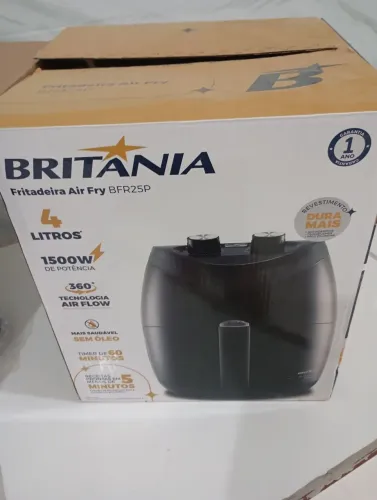 AIR FRY 4 LITROS BRITÂNIA/ POUCO USADA