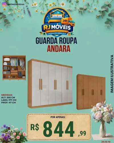 Guarda roupa casal PROMOÇÃO 