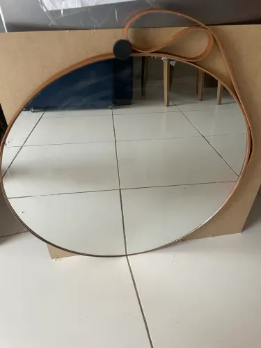Espelho redondo grande 60cm