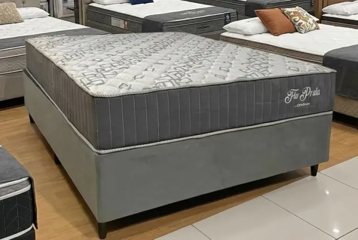 Cama casal de molas ensacadas individualmente