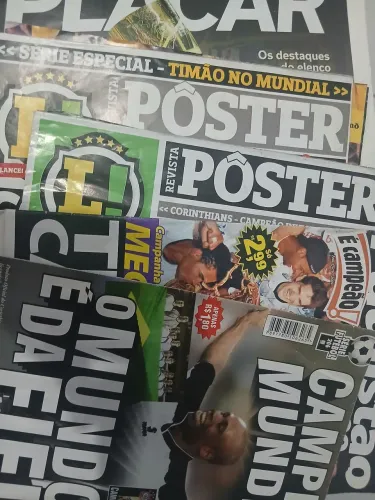 Poster Corinthians campeão - Placar, Lance...