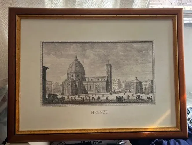 Quadros antigos da Italia com vidros em 3 D