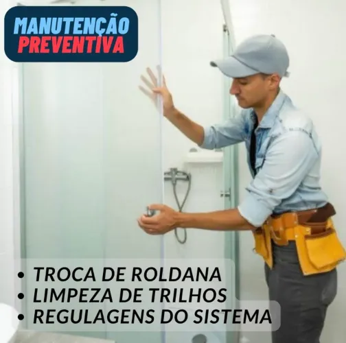 Manutenção de box e porta de vidro 100,00