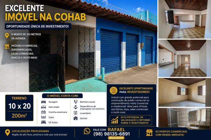 Vendo Casa na Cohab
