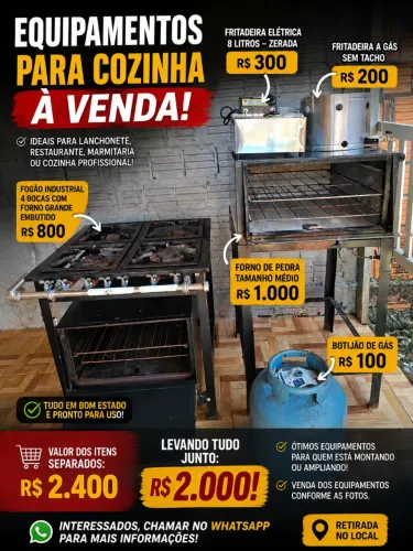 Forno / fogão/ fritadeira