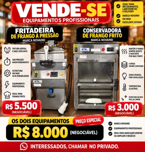 Fritadeira de pressão e conservadora de frituras industrial para frango frito KFC