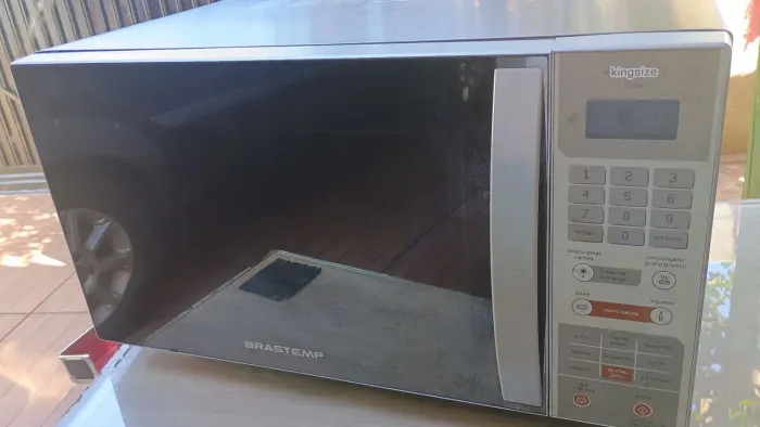 Microondas Brastemp de Inox 38-Litros