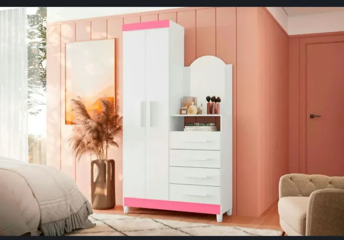 Guarda roupa cômoda Malu