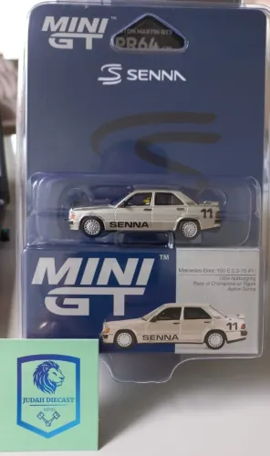 Mercedes-Benz 190 E 2.3-16 #11 Ayrton Senna 1984 #1076 - Mini GT
