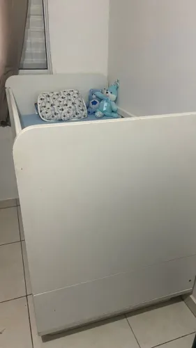 Berço mini cama com gaveta 