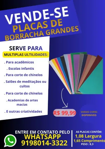 Placas de Borrachas Grandes