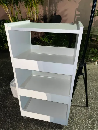 Carrinho auxiliar mdf branco