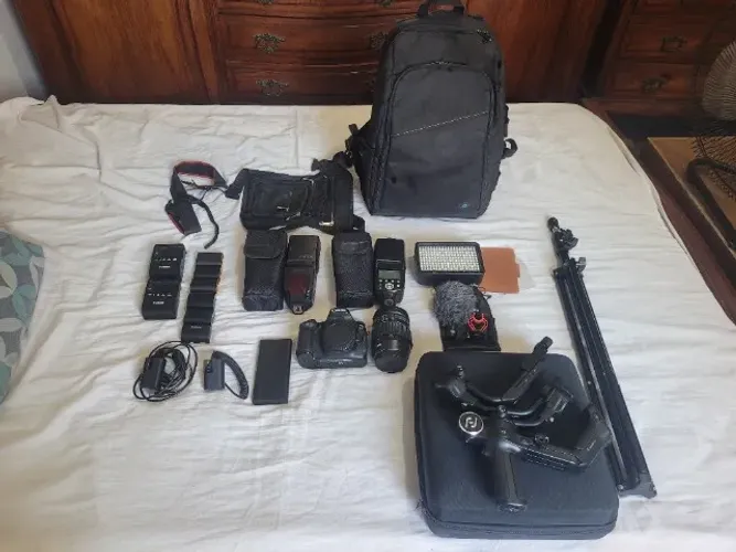 Kit fotografia e vídeo - camera Canon 80D