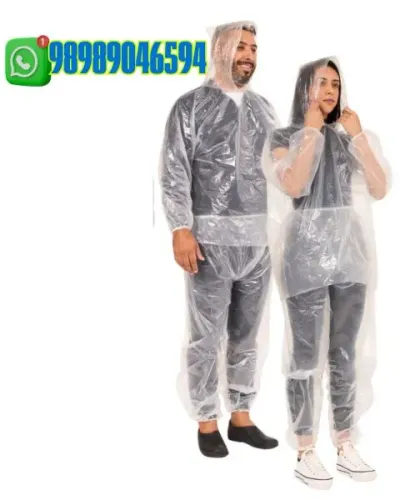 Capa de chuva transparente