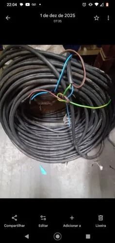 Vendo 40 metro de de cabo PP 4/6  milímetros 