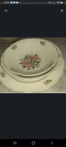 Aparelho de jantar com 64 peças