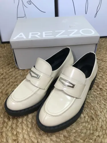 Mocassim Arezzo off-white 37