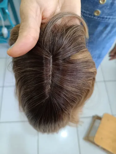 Topo de cabelo orgânico