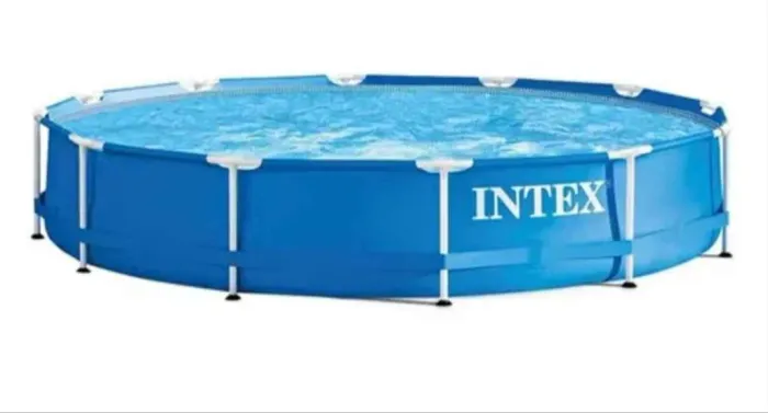 Piscina Intex 5mil litros 3x3 75cm altura c/REPARO NO FUNDO ate12x Crédito cabe 5 pessoas