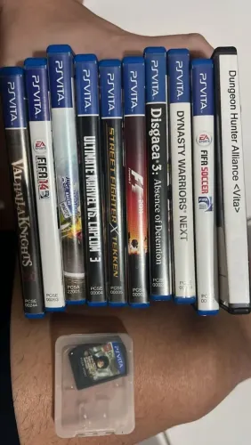 Lote Jogos PS Vita Originais - Vários Títulos (Marvel Vs Capcom, Street Fighter e mais..)