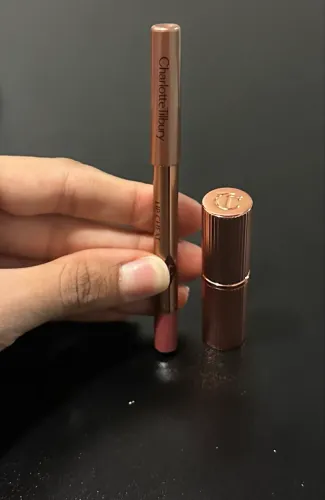 Kit Mini Batom e Mini Lápis de Boca Pillow Talk Medium - Charlotte Tilbury