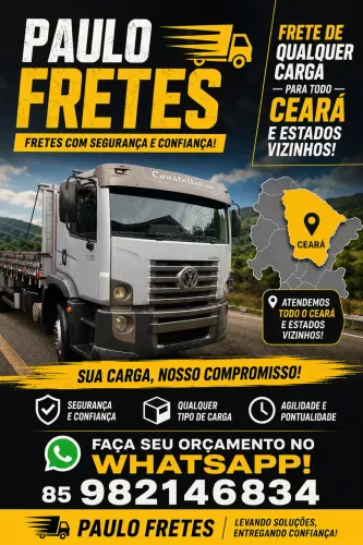 Fretes para todo o Ceará