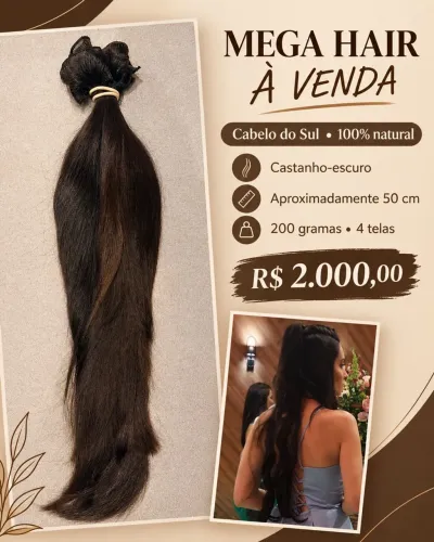 Cabelo natural (mega)
