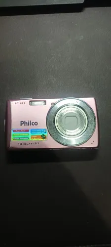Camera digital antiga maquina fotográfica philco y2k anos 2000 tipo cybershot
