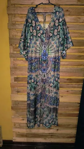 Vestido Longo Decote em V
