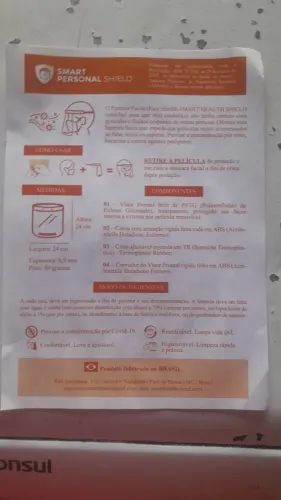 Mascara de proteção