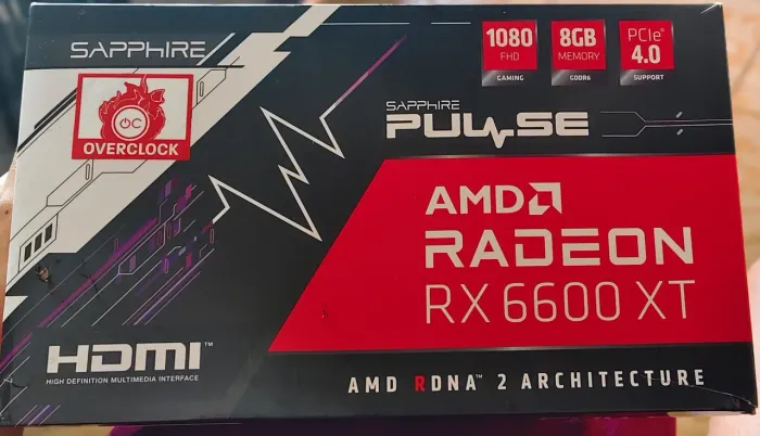 Placa de vídeo rx 6600 XT