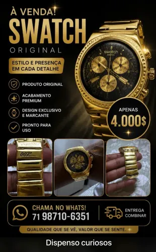 Relogio Swatch 007 original