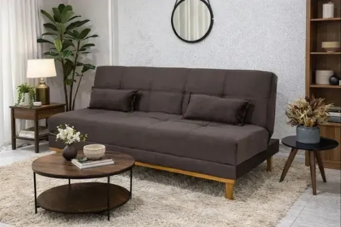 Sofá Cama Madrid 1,80m Molas Bonnel - Produto Novo! Pronta Entrega!