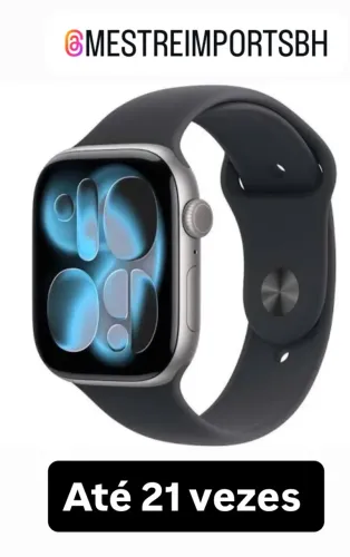 Apple Watch S11 46MM GPS (NOVO) SPACE GRAY LOJA ENTREGA GRÁTIS NA RMBH 