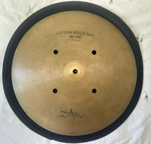 Hit-hat Zildjian Quick beat, tamanho 14, vintage