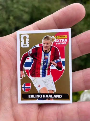 EXTRA STICKER ERLING HAALAND (GOLD)