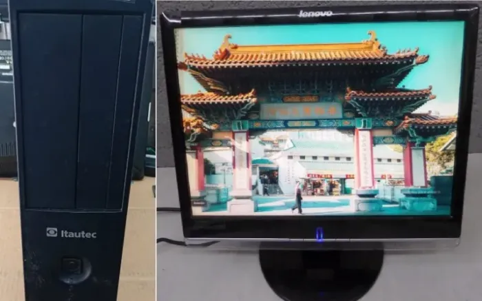Computador INFOWAY ST4256 I5 3330 Hd 500gb Memória 4gb Monitor Lenovo 18.5 Pol