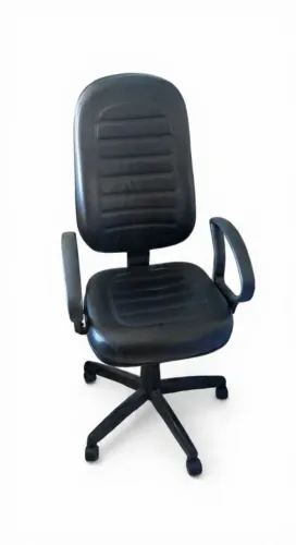 Cadeira Presidente Seminova Preta FortFlex