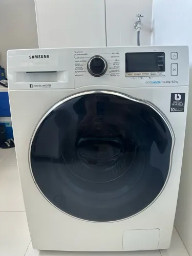 LAVA E SECA SAMSUNG ECOBUBBLE 10,2KG ? DIGITAL INVERTER