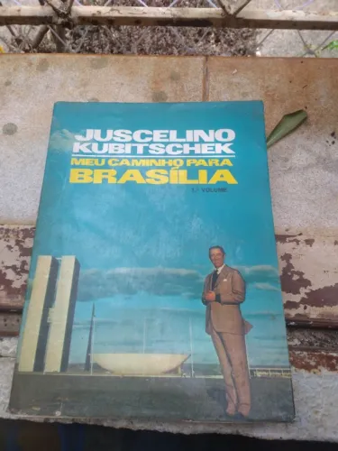 Livro autografado Juscelino kubitschek
