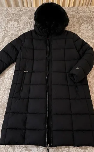 Casaco Tommy Hilfiger Feminino Longo Preto NOVO